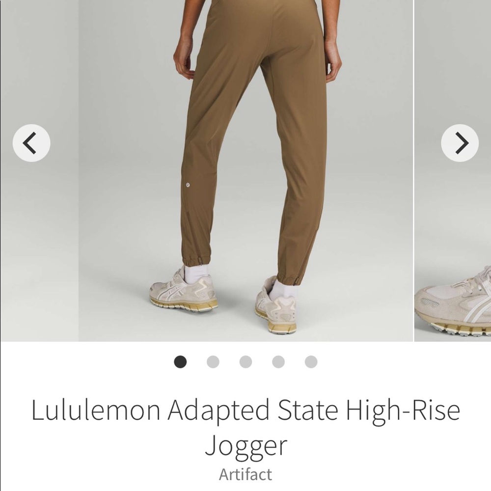 Lululemon adapted state jogger size 6 Artifact